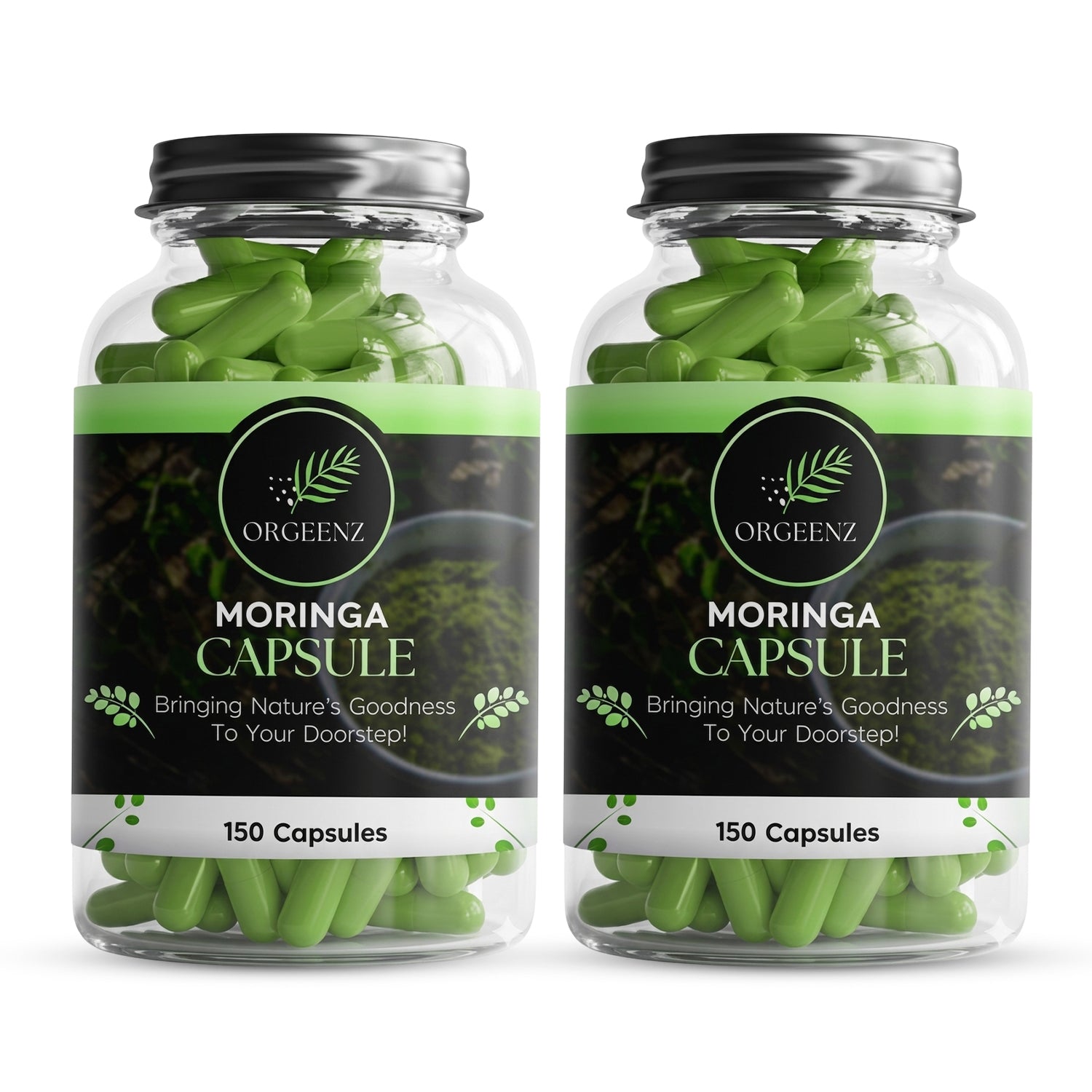 ORGEENZ Premium Moringa Capsules - Pack of 2