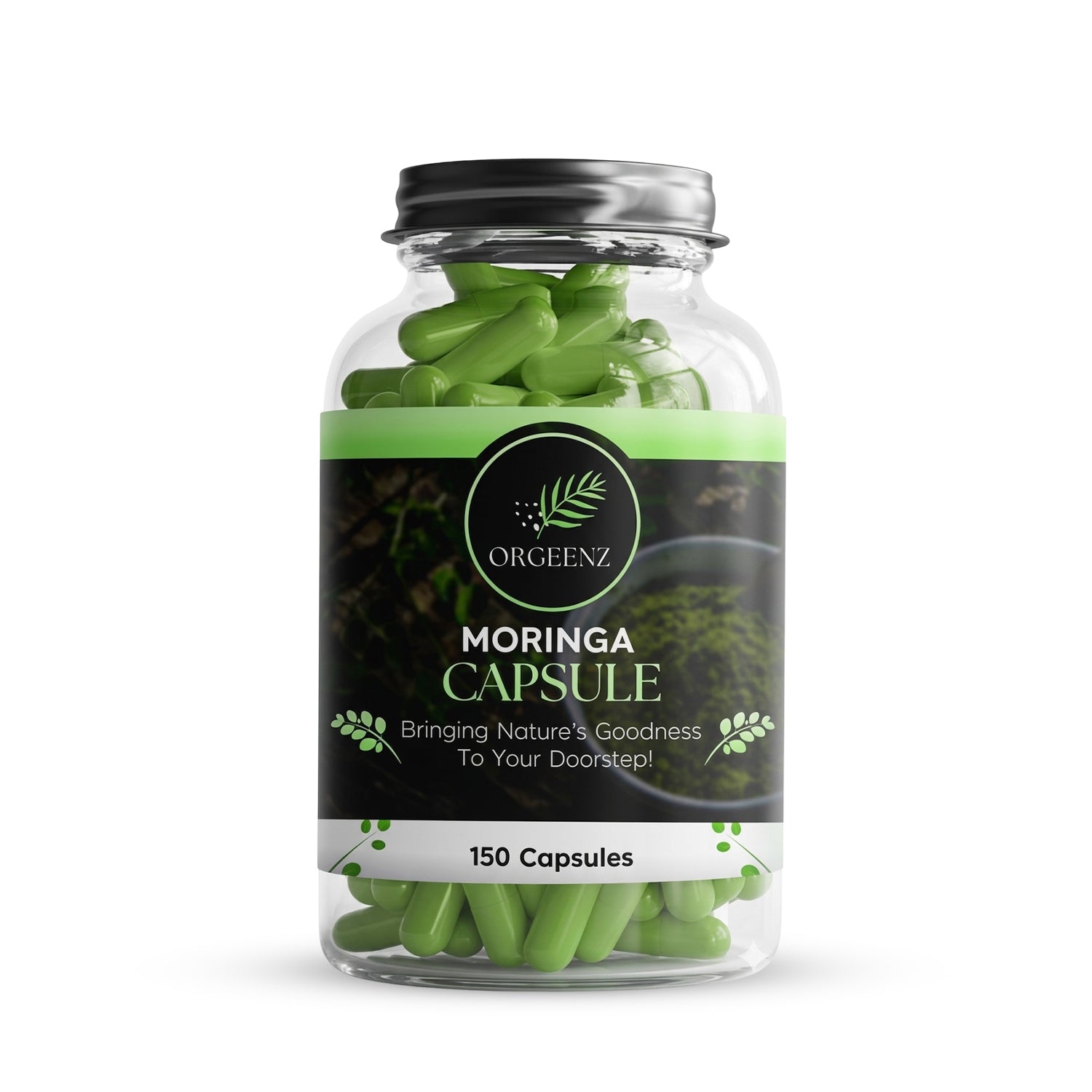 ORGEENZ Premium Moringa Capsules – 150 Capsules