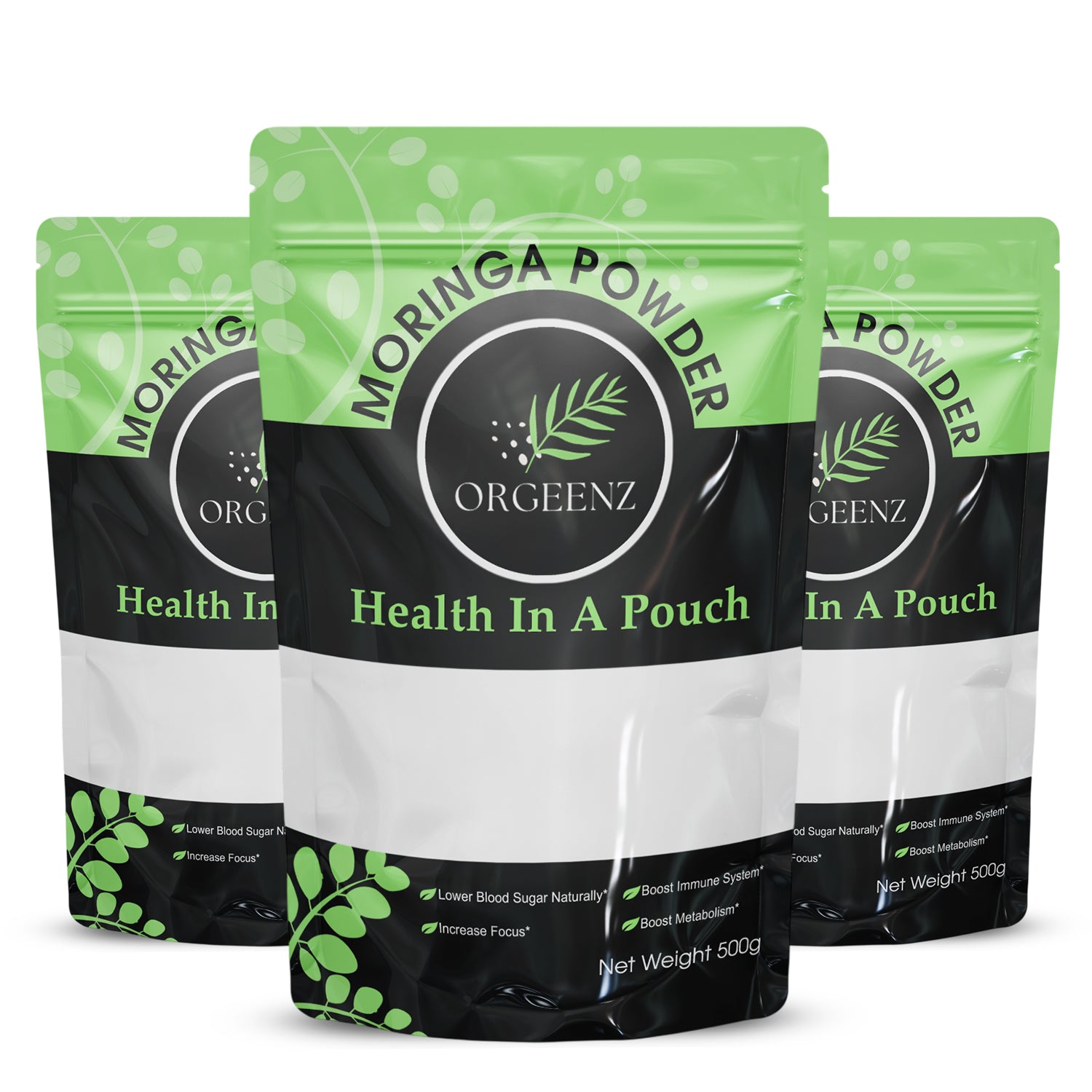 ORGEENZ Premium Moringa Powder - Pack of 3